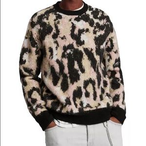 Mens ALLSAINTS Lunar Crew Wool Sweater (Size XL)